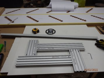 Frézovací šablona při frézování schodů