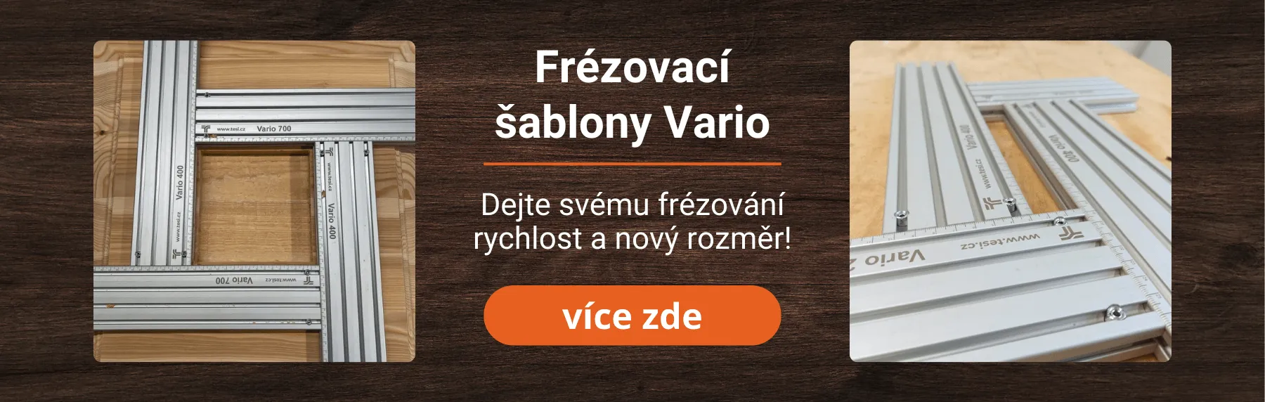 Frézovací šablony Vario