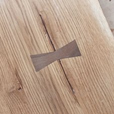 Motýlek - velikost M - dřevěná intarzie s ostrými rohy