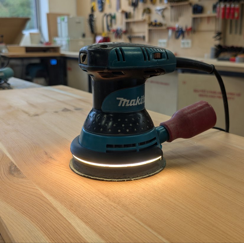 LumiSand - světlo na brusku