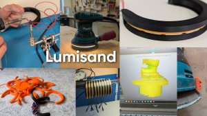 Deník vývoje - Světlo na brusku - LumiSand